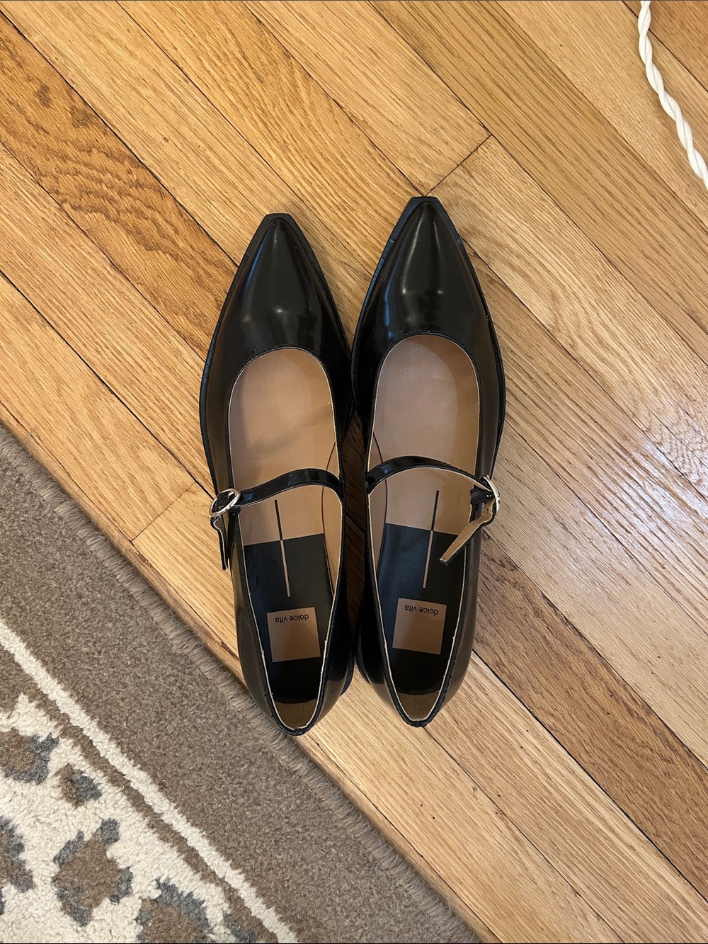 Dolce Vita Black Patent Mary Jane Flats
